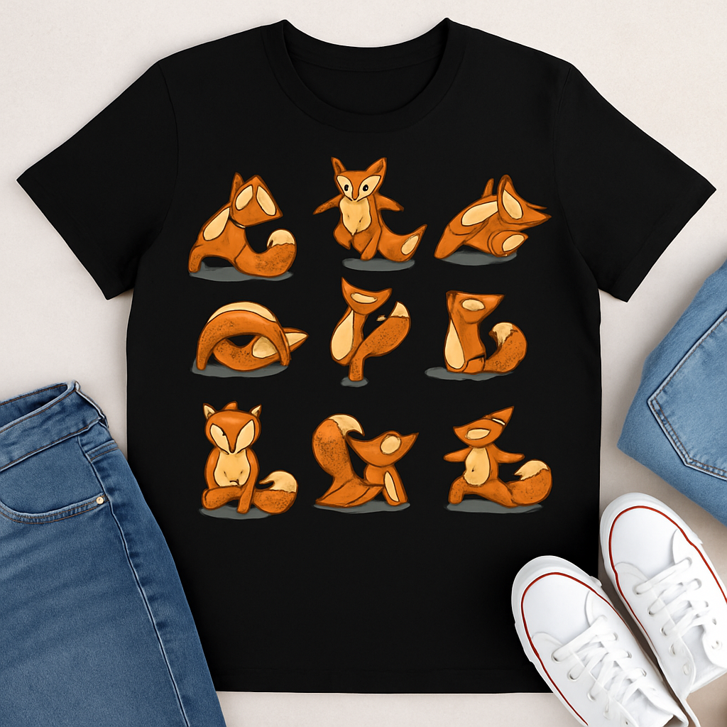 Classic Tee Unisex - "Yoga Fox" - My Store