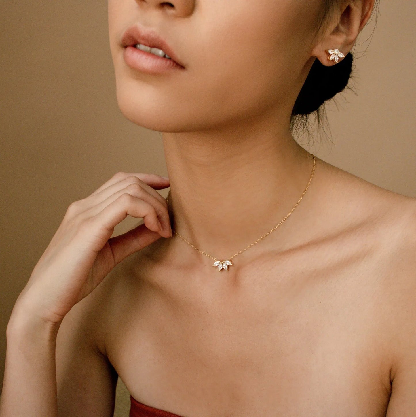 Elegant Zircon Fish Tail Necklace – Perfect Gift for Her - My Store