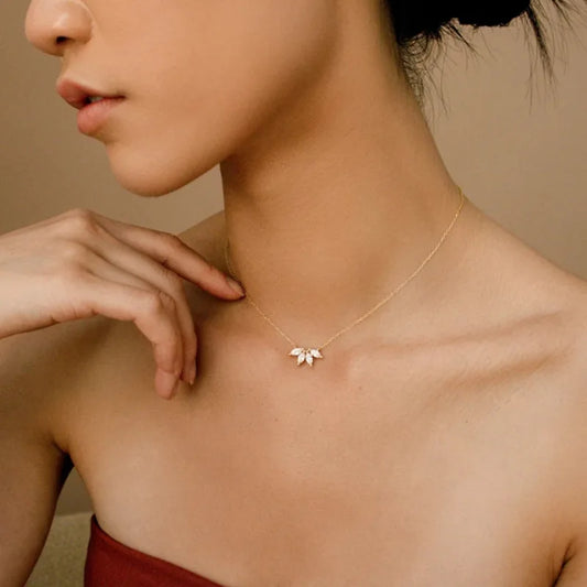 Elegant Zircon Fish Tail Necklace – Perfect Gift for Her - My Store